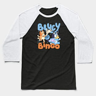 Bluey Bingo Run Away Baseball T-Shirt